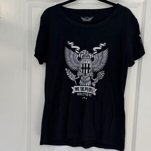 Black Graphic Short Sleeve Tee